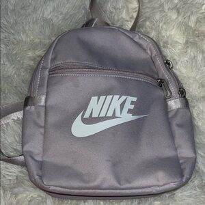 Nike Lavender Backpack with Logo